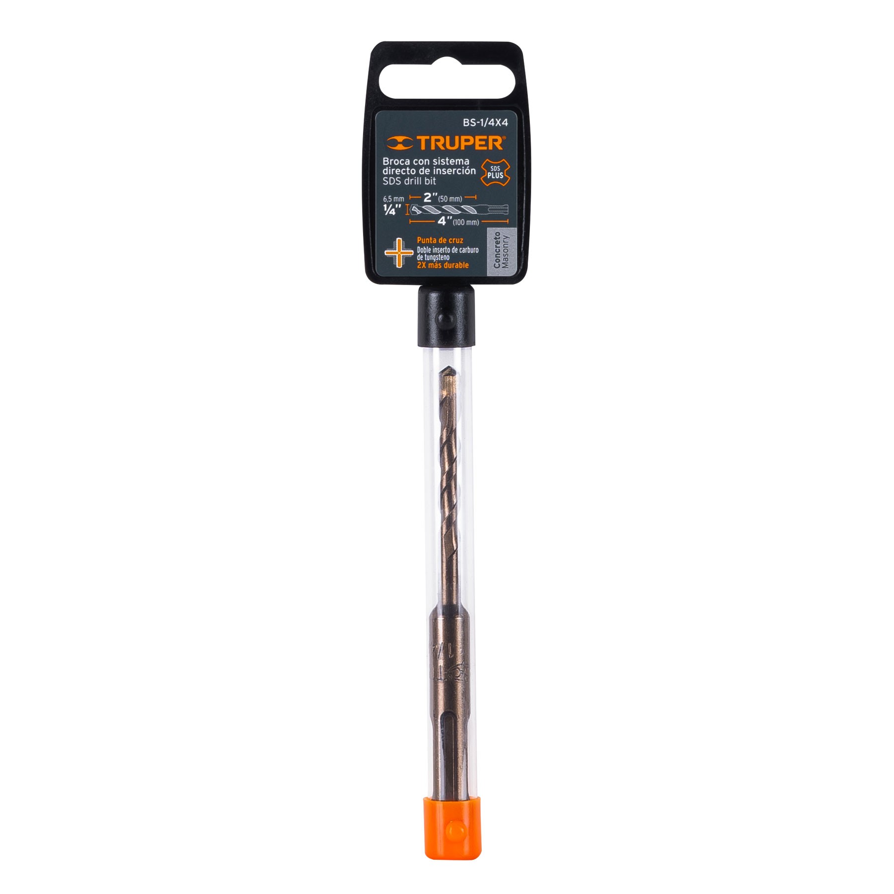 BROCA SDS PLUS 1/4 X 4, TRUPER