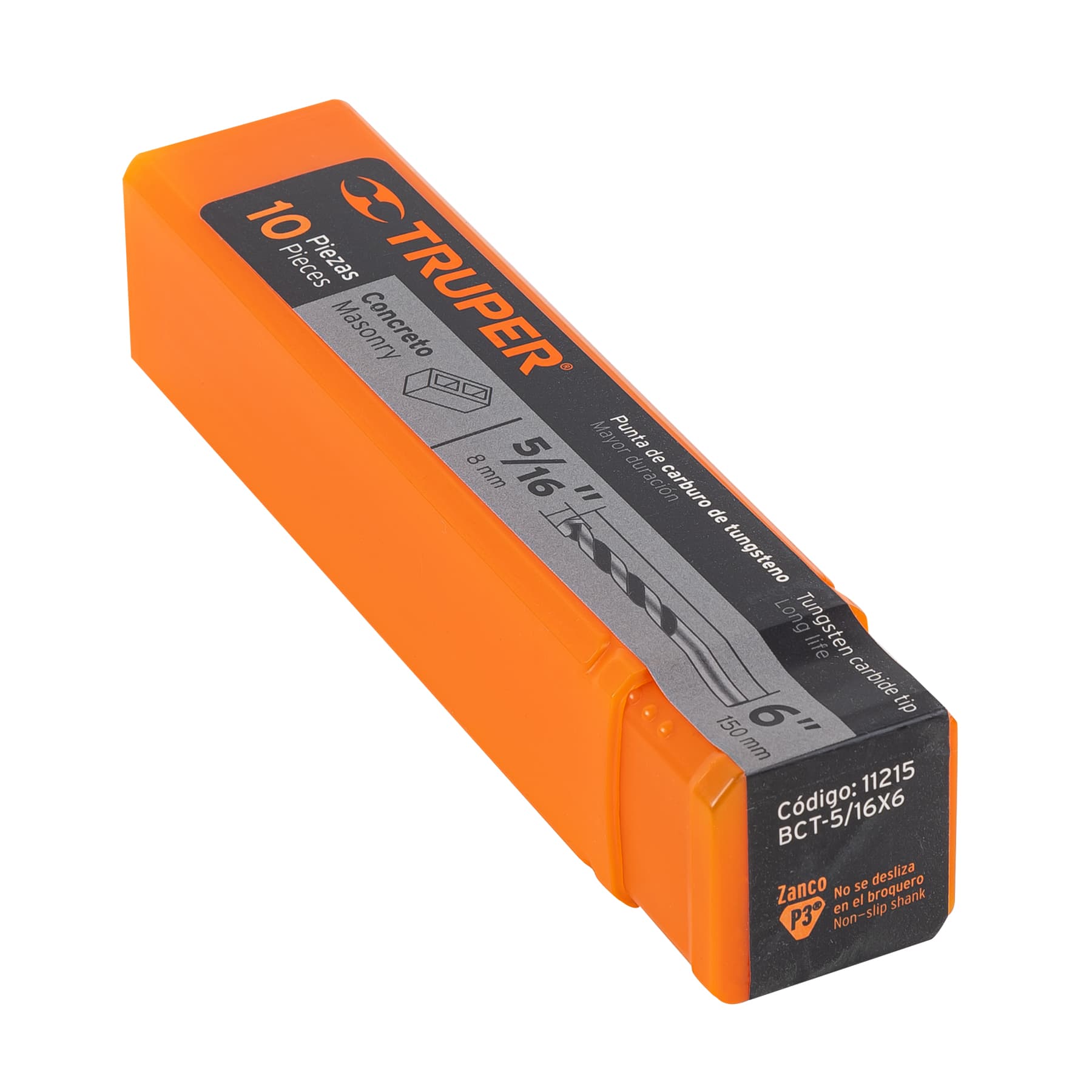 BROCA PARA CONCRETO DE 5/16 X 6, TRUPER