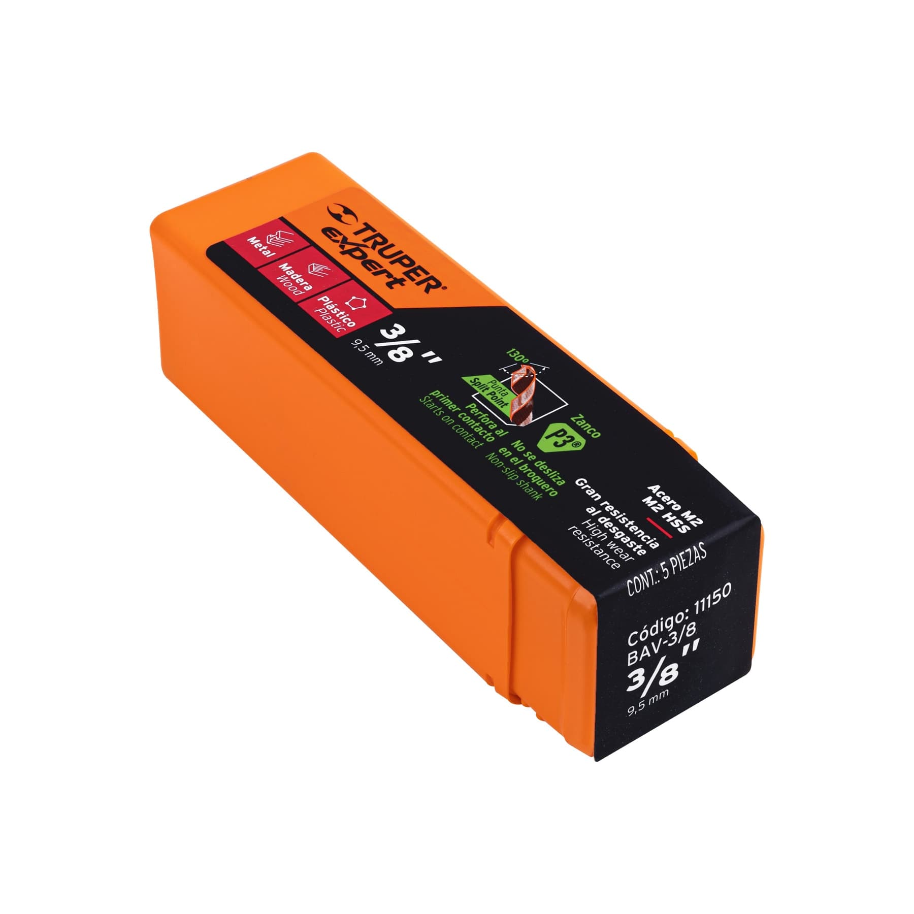 BROCA HSS 3/8 TRUGOLD PARA METAL, TRUPER EXPERT
