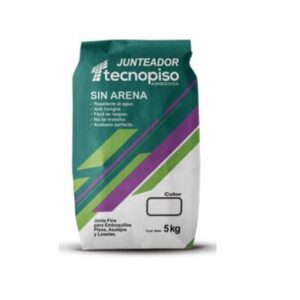 JUNTEADOR TECNOPISO NEGRO SIN AREA 5KG