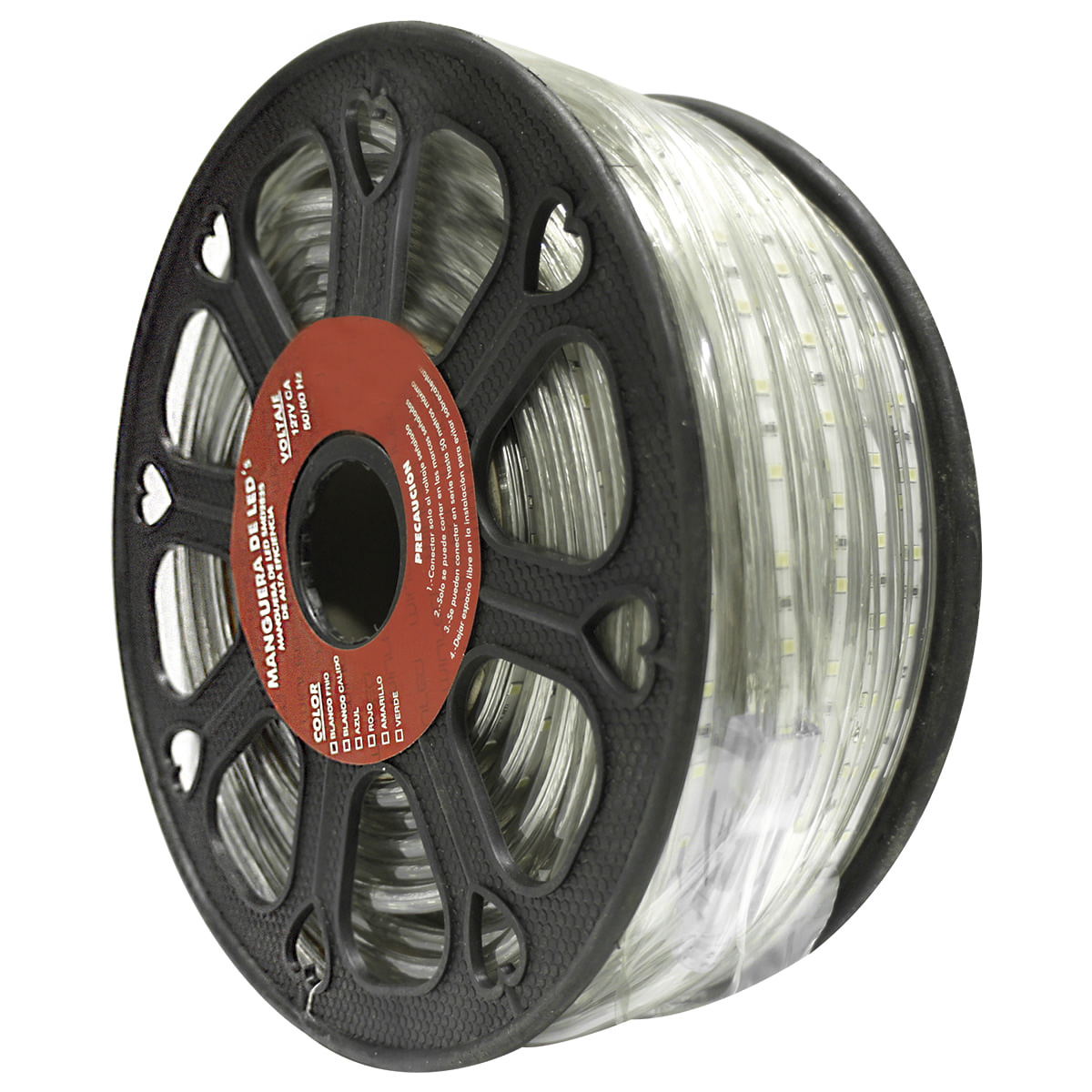 MANGUERA LED 2835 ROLLO 25M BLANCO CALIDO EXTERIOR