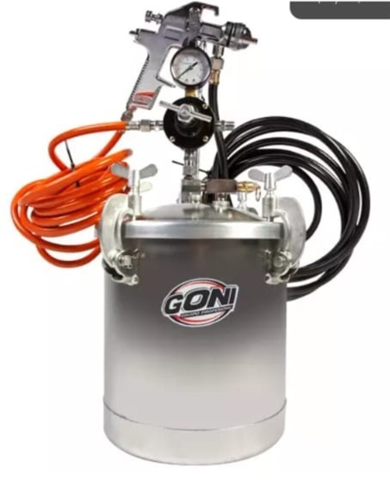 EQUIPO PARA APLICACCION DE PINTURA INDUSTRIAL TANQUE 9 LTS