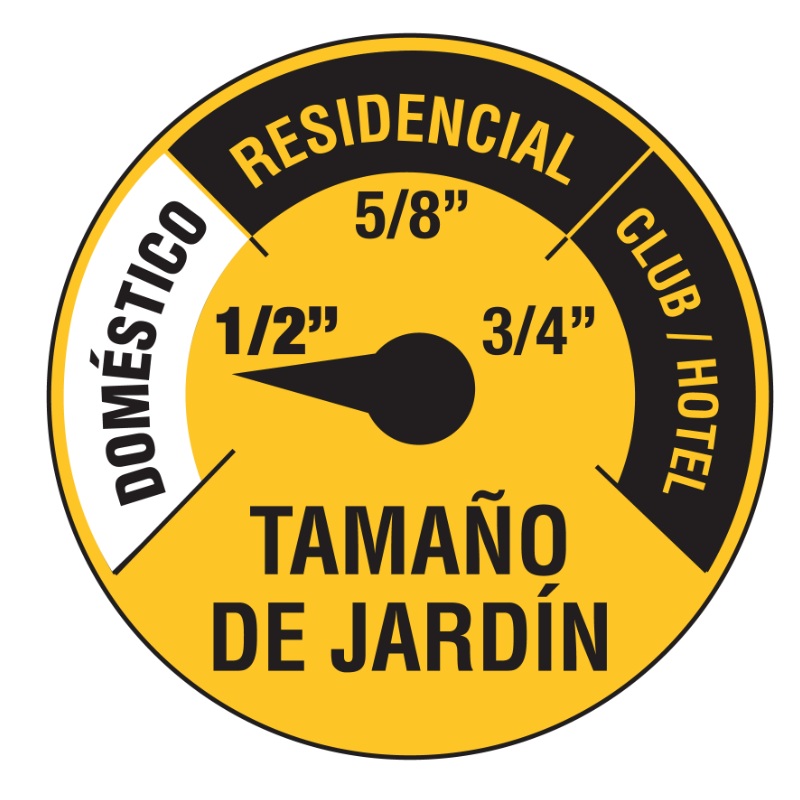 MANGUERA 1/2" REFORZADA 3 CAPAS CONEXIONES METAL 20M, PRETUL