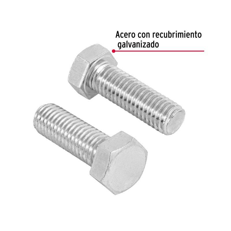 BOLSA CON 30 TORNILLOS 1/2" X 1-1/2" TIPO MÁQUINA, FIERO