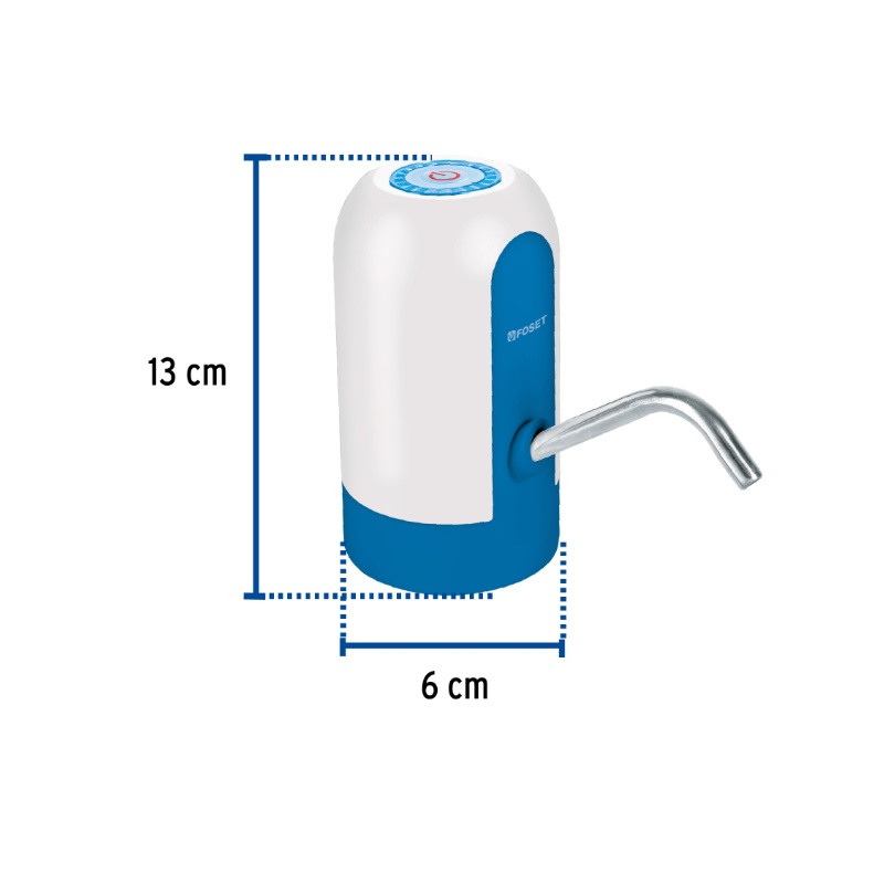 DISPENSADOR ELÉCTRICO DE AGUA PARA GARRAFÓN, FOSET