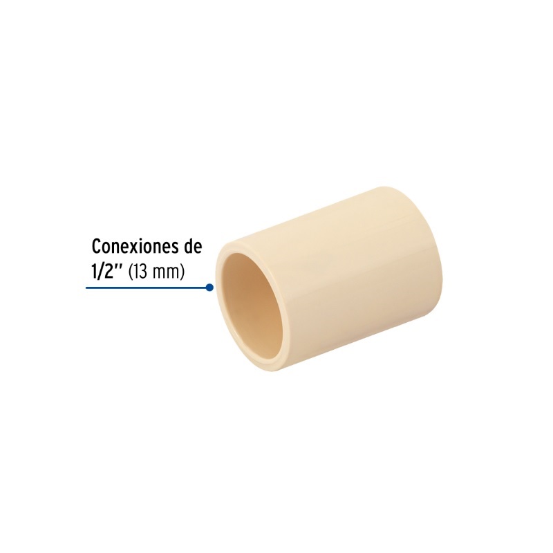 COPLE DE CPVC DE 1/2", FOSET