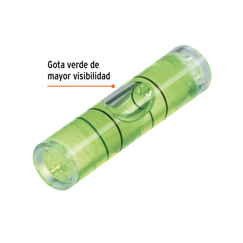 GOTA VERDE DE ACRÍLICO DE REPUESTO PARA NIVEL, TRUPER