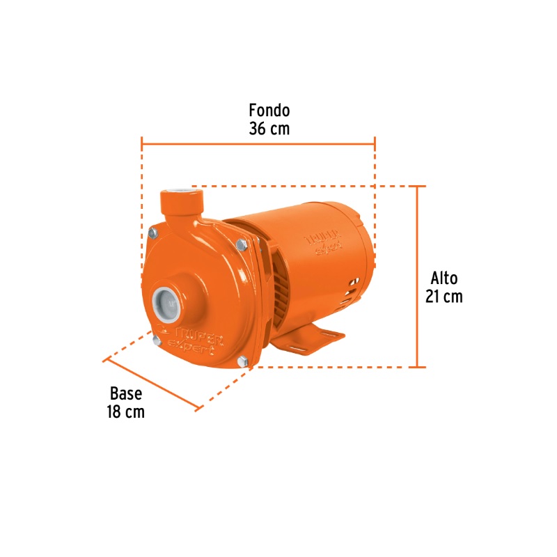 BOMBA CENTRÍFUGA PARA AGUA, 1 HP, TRUPER EXPERT