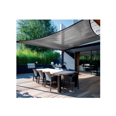 TOLDO SOMBRA 90%, RASCHEL NEGRO, 4M X 3M, FIERO